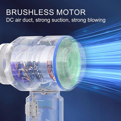 Car Vacuum Portable Cordless, 21000Pa Strong Suction Handheld Vacuum, 100W Auto Vac for Car Detailing, Home, RV Camping Use with 6000mAh Battery, Type-C Fast Charge & Blower Function