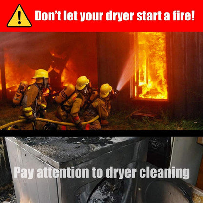 Sealegend Dryer Vent Cleaner Kit Dryer Lint Vacuum Attachment Lint Remover, Dryer Vent Vacuum Hose With Brush, Black