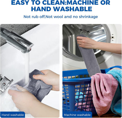 6pcs Dusters Replacement Cloth Retractable Gap Dust Cleaner Cloths, Reusable Microfiber Cloth Cover Washable, Under Furniture Duster Refill for Home Kitchen Household Wall Couch Cleaning Supplies