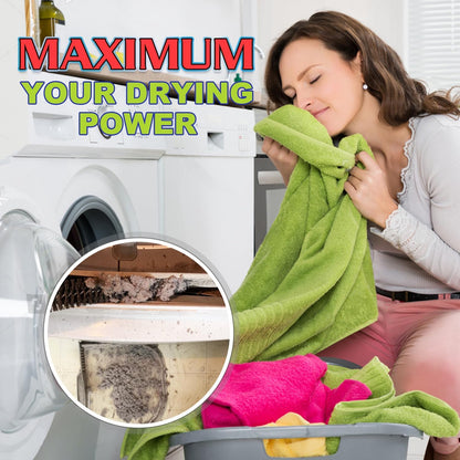 Sealegend Dryer Vent Cleaner Kit Dryer Lint Vac Attachment with Brush, Lint Remover, Dryer Vent Vacuum Hose Cleaning Tools, Blue