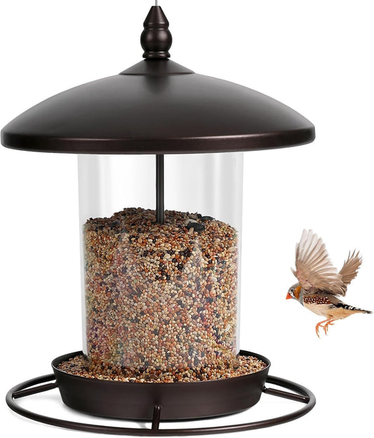 Metal Roof Bird Feeder - Chew Proof for Outdoor