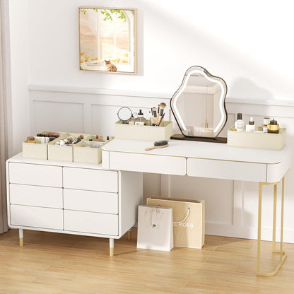 DIMJ Drawer Organizer Clothes 24 Pack - Foldable Baby Organizers and Storage & Dresser Organizer for Bedroom, Closet - Nursery Organization Dresser Dividers for underwear, Sock,Bra, Belt, Tie