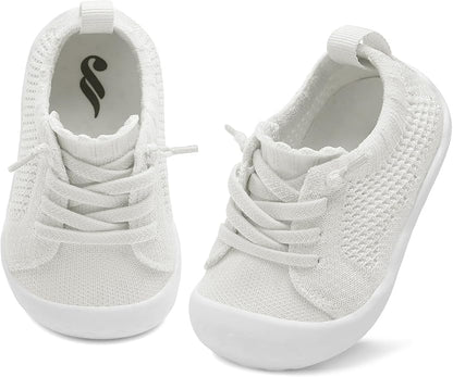 JIASUQI Baby Shoes for Toddler Boys Girls Sneakers Slip on Walking Shoes for Babies