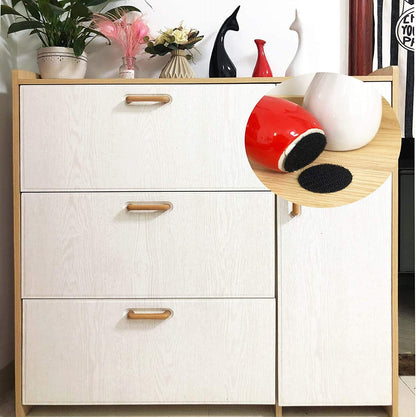 BRAVESHINE Double Sided Adhesive Tapes - 24PCS Sticky-Back Hook and Loop Tapes - Self-Adhesive Sticky Tape - Carpet Pad Mounting Tape for Wall Decorations or Tools Hanging - Round 2 inch