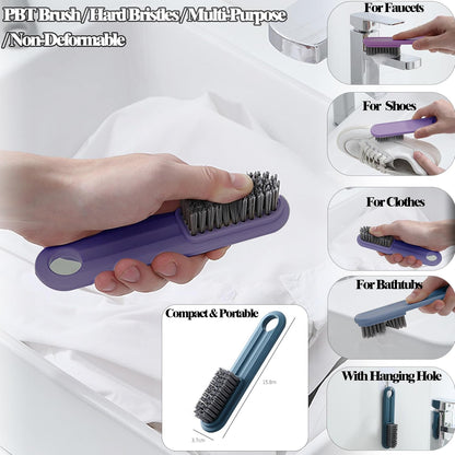 5pcsHand Broom Beech Wood Brush,Dust Brush,Duster for Counter,12inch Foxtail Bench Brush, Round Handle Handheld Brushes,5 Rows Soft Bristles for Bed,Shop Table,Woodworking Cleaning,Car,Sofa,Furniture