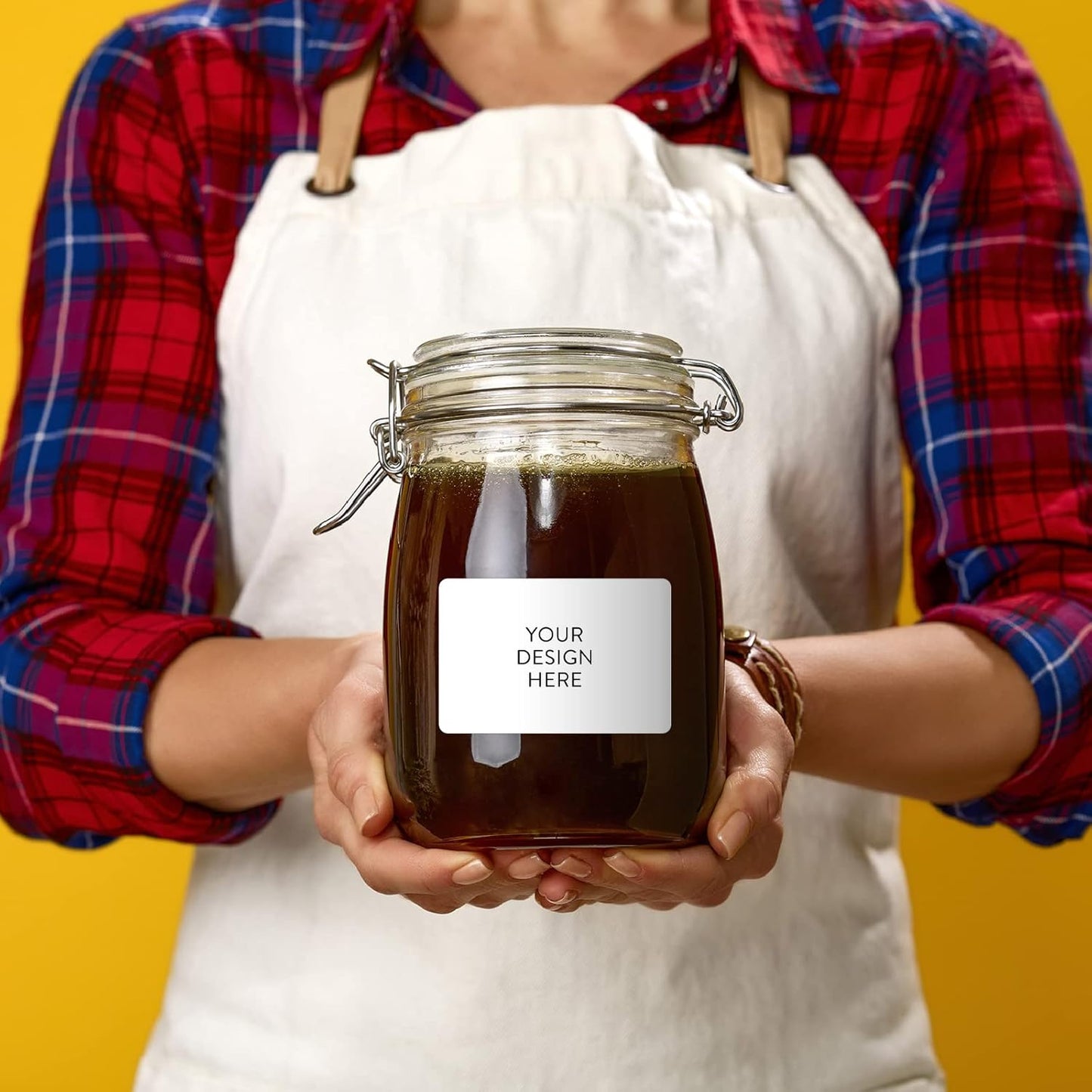 5-1000 Custom Vinyl Stickers - Upload Your own Image, Text, Design, Logo - Personalized Logo Labels for Handmade, Packaging, Bottle, Jars, Candle, Brand Stickers (White, 3x2)