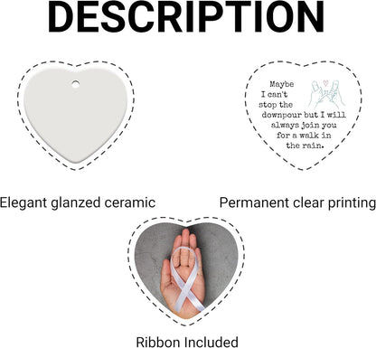 Friendship Gifts for Women, Best Friend, Funny, Work Besties, Sister, Friend Ornaments for Women, Ceramic Christmas Ornaments (Friendship)