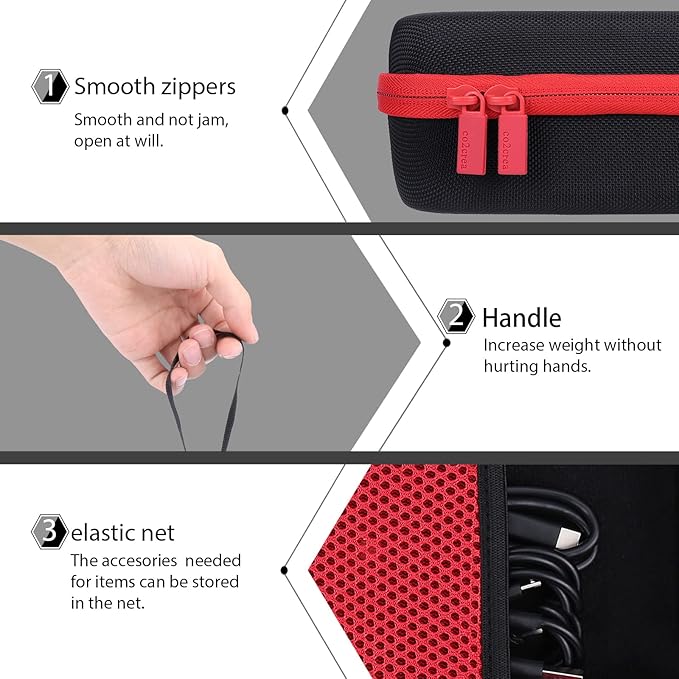 co2CREA Hard Case Compatible with Midland ER310/ER310PRO/ER210 NOAA Emergency Crank Weather Radio