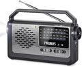 PRUNUS NOAA Weather AM FM Portable Radio,Battery Operated Radio by 3X D Cell Batteries or AC Power with Best Reception,Flashlight, Earphone Jack for Emergency Household&Outdoor,Plug in Wall by J15WB