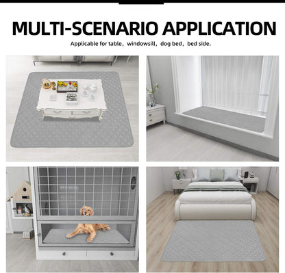 Easy-Going Sectional Couch Covers for Dogs L Shape Sofa Cover Reversible Sofa Slipcover Chaise Lounge Cover Furniture Protector Cover for Pets Dog Cat (42 x 68 inches, Light Gray/Light Gray)