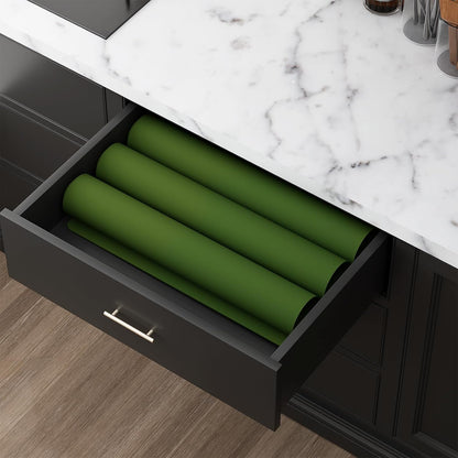 Quality Silicone Table Mat 47x24 Inch - High Heat Resistant (Lab Tested 482°F), Non-Slip Oil-Resistant Surface for Baking & DIY | Waterproof & Easy Clean (Green)