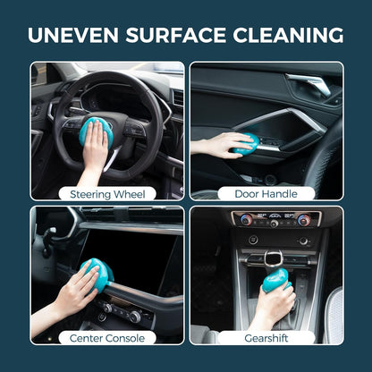 CLICK CLEAN Cleaning Gel for Car, 7oz Car Detailing Tools, Car Cleaning Putty Gel, Car Interior Cleaner Universal Dust Cleaner for Keyboard, Laptop, Car Air Vents (Bluebell)