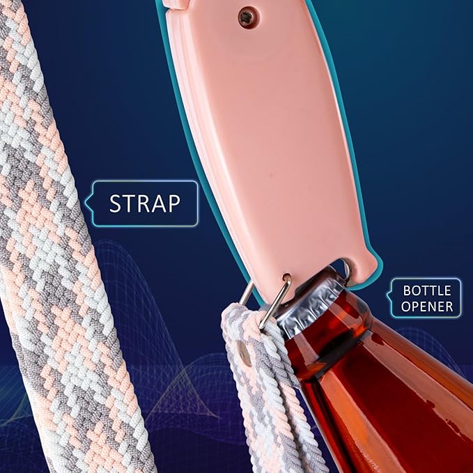 MyMealivos 20w Megaphone Speaker Portable Voice Changer Bullhorn with 6 Different Sound Effects & Built-in Siren and Record & Adjustable Volume Loud Speaker for Outdoor Sports, Party-Pink