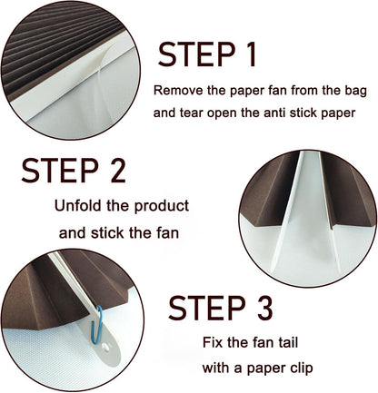 Coffee Party Decorations,Coffee Birthday Decorations,Party Events Accessories,Coffee Themed Party Decorations,Coffee Party,Friends Themed Party 8in Hanging Paper Fans 30 Color DIY Set(Coffee))