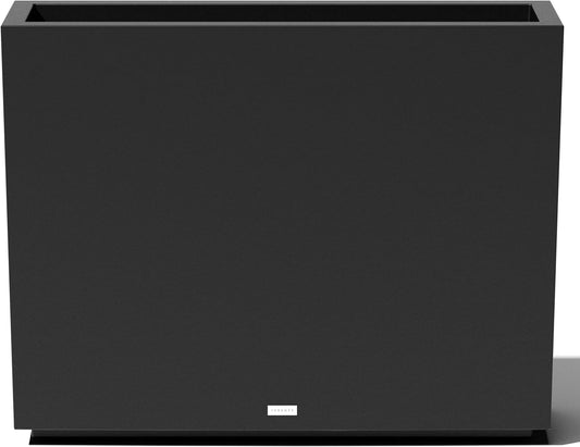 Veradek Block Series Span Plastic Planter - Tall Rectangular Planter for Indoor or Outdoor Patio/Porch | Durable All-Weather with Removable Insert Bucket | Modern Design for Plants, Flowers, Garden