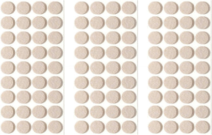 Furnigear Felt Furniture Pads for Hardwood Floors - Self Adhesive Chair Felt Pad, Floor Protector for Furniture Feet, Furniture Sliders Moving Furniture Smoothly, Anti Scratch 108 Pcs 5/8" Round Beige