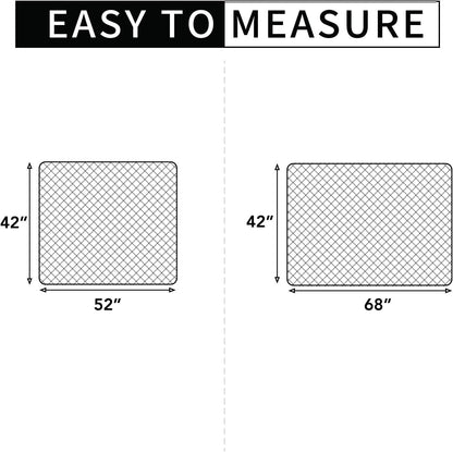 Easy-Going Sectional Couch Covers for Dogs L Shape Sofa Cover Reversible Sofa Slipcover Chaise Lounge Cover Furniture Protector Cover for Pets Dog Cat (42 x 52 inches, Wine/Wine)