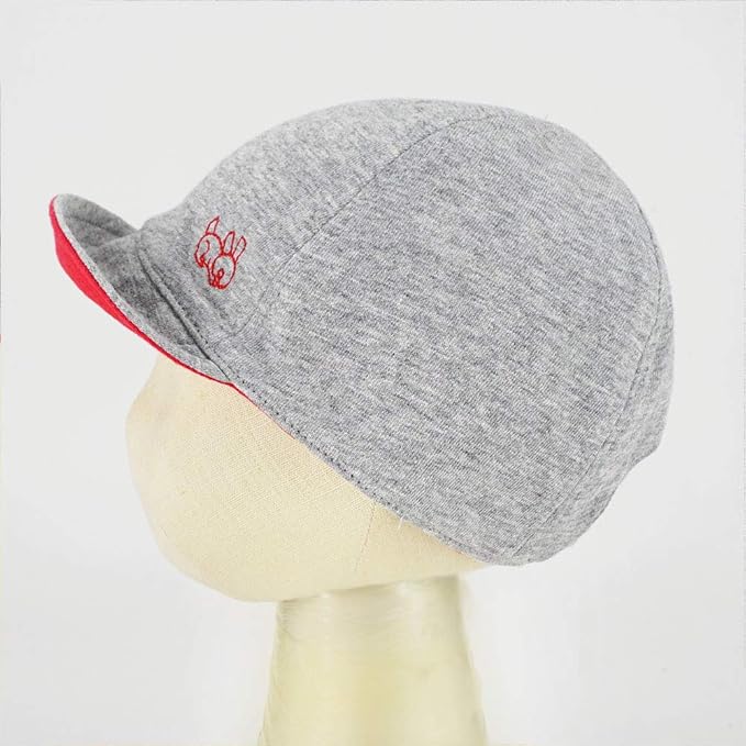 Keepersheep Baby Reversible Baseball Cap Infant Sun Hat, Cotton Knit Soft Brim for Infant Toddler, Summer Outdoor Unisex