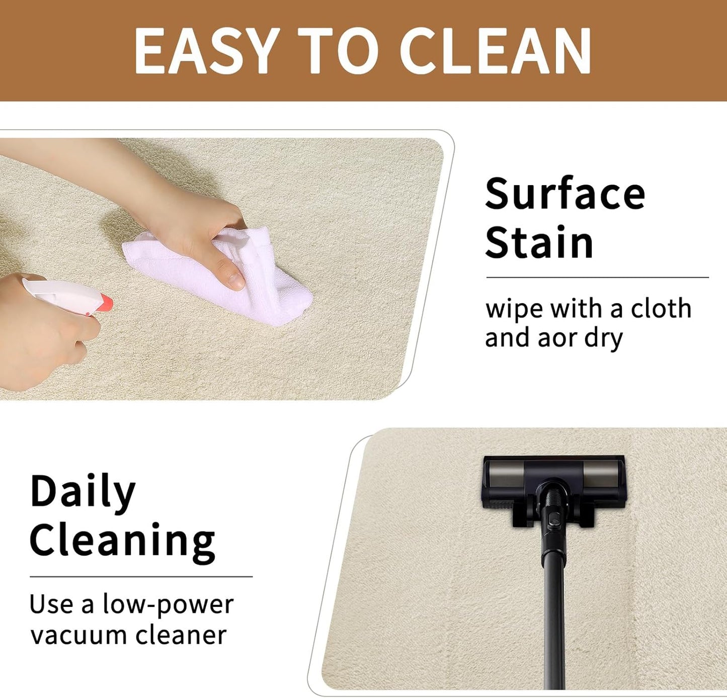 Sour Lemon 8x10 Area Rugs for Living Room, Soft Large Area Rug Fluffy Rugs for Bedroom，Machine Washable Area Rug Non Slip Carpet Rug for Living Room Playroom Kids Room Home Decor