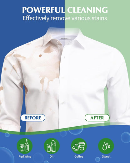 Laundry Detergent Sheets - 240 Loads Unscented Gentle on Sensitive Skin, Laundry Sheets for Dorm,College,Home, Hotel,Apartment,Camping,Cruise,Road Trip,Small space, Family School Travel Essentials