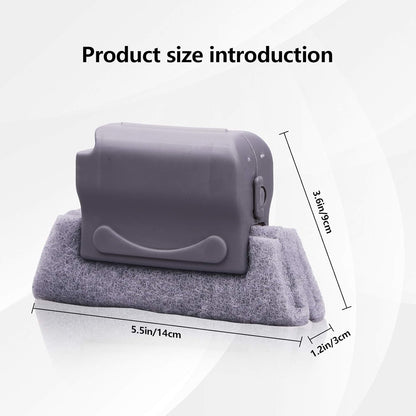 Koishu Magic Window Groove Cleaning Brush, Hand-held Window Track Cleaner Brushes Tools Set, Sliding Door Track Cleaner, Sill, Tile Lines, Shutter, Car Vents, Keyboard, Small Spaces Clean