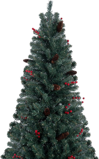 Belen Pencil Christmas Tree Green/6.5ft