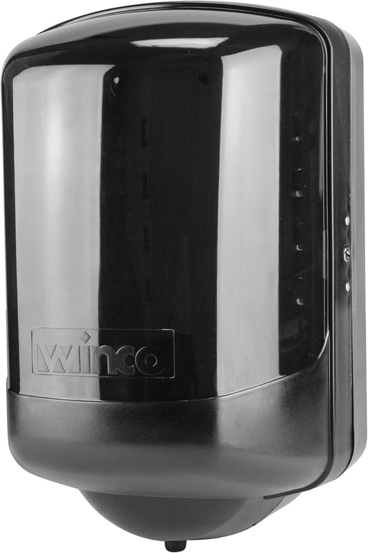 Winco Paper Towel Dispenser, Medium, Black