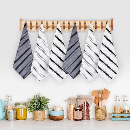 HOMEXCEL Microfiber Cleaning Cloth, Kitchen Towels 12 Pack, Lint Free, Scratch-Free, Highly Absorbent, Reusable Dish Towels for Kitchen and Household