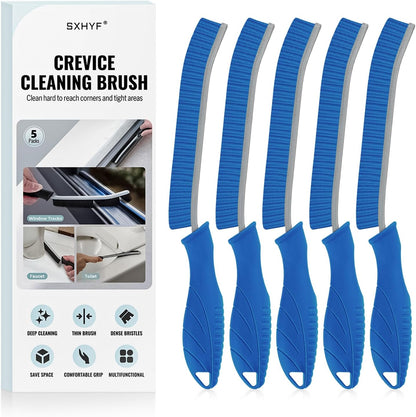 SXhyf Cleaning Brush - Hard Bristle Crevice Cleaning Brush, Multifunctional Gap Scrub Brush, Kitchen Essentials, Bathroom Cleaner Tools for Household Use, Home, Window, Toilet, Stove