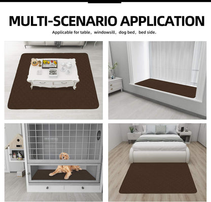 Easy-Going Sectional Couch Covers for Dogs L Shape Sofa Cover Reversible Sofa Slipcover Chaise Lounge Cover Furniture Protector Cover for Pets Dog Cat (42 x 68 inches, Coffee/Coffee)