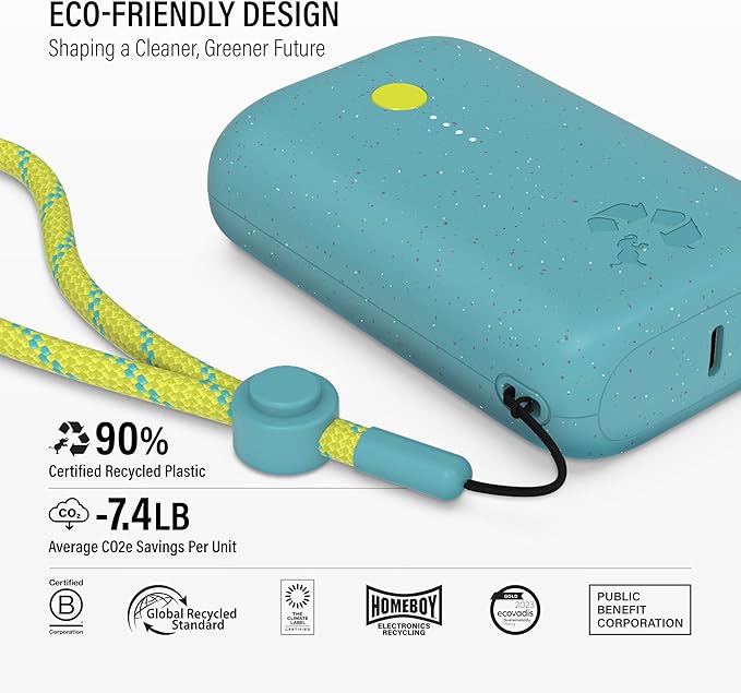 Nimble Champ Portable Charger, 10,000mAh Power Bank Fast Charging, 20W Dual USB-C Battery Pack with Cable, Travel Essential Power Bank for iPhone Laptops Galaxy Tablet Pixel iPad Macbook Kindle Airpod