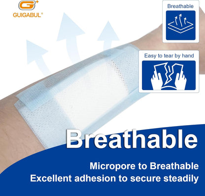 Silicone Surgical Tape 1" x 4yd (4 Rolls),Medical Tape for Sensitive Skin,Surgical Tape Pain-Free Removal Hypoallergenic Repositionable Adhesive Tape for Dressings,Face,First Aid