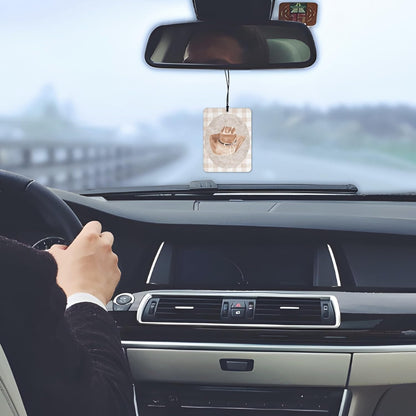 Preppy Western Cowgirl Car Air Freshener 4 Pcs, Pink Bow Floral Cowgirl Hat Boots Hanging Scents Air Freshener for Women Girls Gifts, Cute Scented Car Accessories Decor for Girls Room Nursery