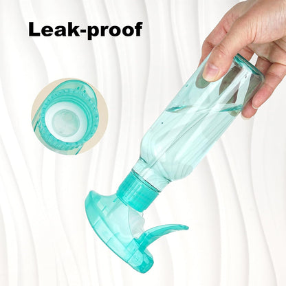 Cosywell Plastic Spray Bottles 8.8oz/260ml 2 Pack Refillable Container Empty Spray Bottle for Cleaning Mist/Stream Heavy Duty Water Spraying Bottle for Cooking Hair Care Essential Oils(Green)