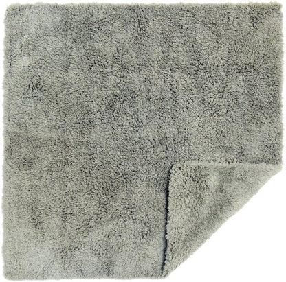 CARCAREZ Microfiber Towels for Cars, Car Drying Wash Detailing Towel with Plush Edgeless Microfiber Cloth (Grey)