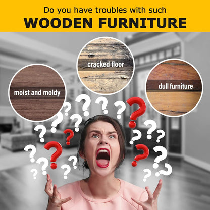 CARGEN Beeswax Furniture Wood Polish - Wood Seasoning Beeswax Oil for Wood Natural Wood Polish and Conditioner Restore A Finish 300ML.