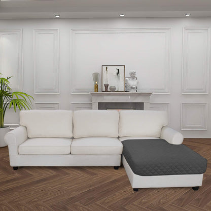 Easy-Going Sectional Couch Covers for Dogs L Shape Sofa Cover Reversible Sofa Slipcover Chaise Lounge Cover Furniture Protector Cover for Pets Dog Cat (42 x 52 inches, Dark Gray/Dark Gray)