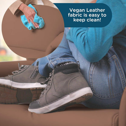 Children's Factory As We Grow Chair and Couch, Flexible Seating for Daycare or Preschool, Kids Reading Couch, Playroom Furniture, Walnut