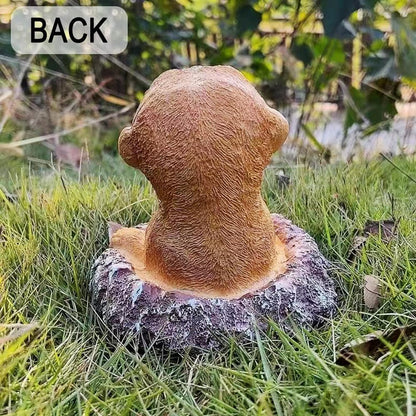 Meerkat Statue - Charming Meerkat Garden Animal Statue: Lifelike Decor Accent for Your Yard or Patio - Add Personality to Your Outdoor Space