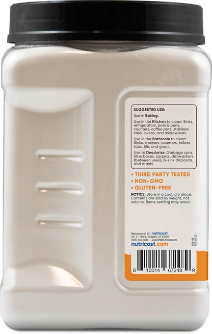 Nutricost Pantry Baking Soda (5 LBS) - For Baking, Cleaning, Deodorizing, and More