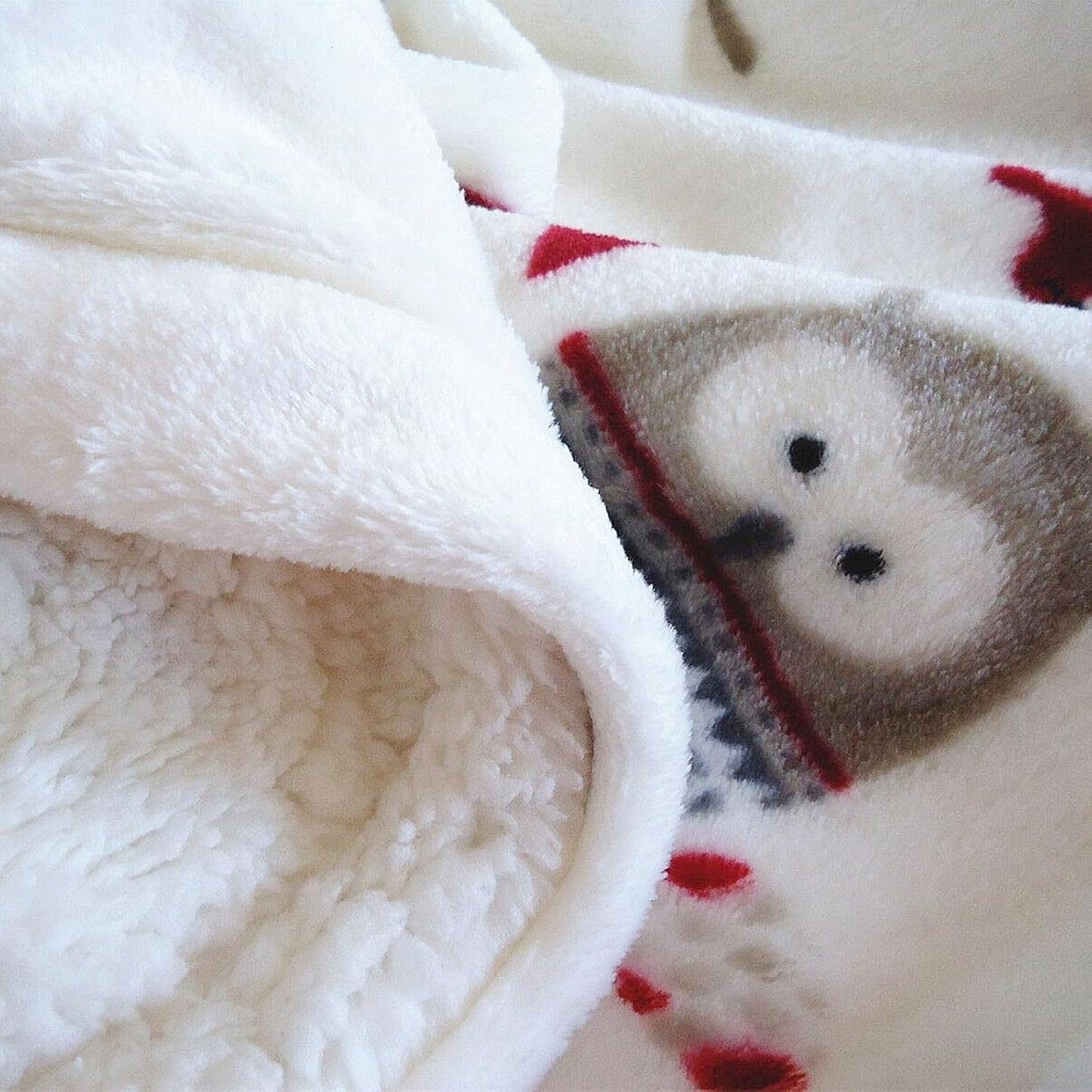 UKELER Owl Sherpa Fleece Blanket Twin Size 60''x80''- Ultra Soft Cozy Flannel Blanket for Bed/Couch/Sofa/Office/Camping, Great Gift for Women's Day,Mother's Day,Father's Day,Thanksgiving,Christmas