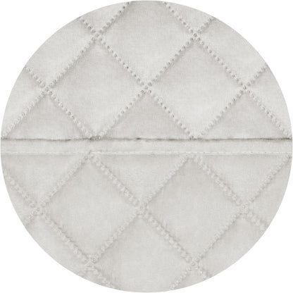 PureFit Reversible Quilted Sofa Cover, Water Resistant Slipcover Furniture Protector, Washable Couch Cover with Non Slip and Elastic Straps for Kids, Dogs, Pets (Oversized Loveseat, Ivory/Ivory)