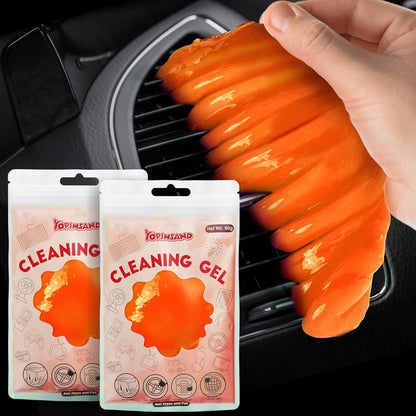 Car Cleaning Gel, 2 Pack Car Cleaning Putty, Universal Auto Deatiling Tools, Reusable Interior Cleaner for Car Keyboard Air Vent, Car Slime Cleaner Dust Cleaning Gel