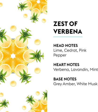 MAISON BERGER - Zest of Verbena - Lampe Berger Fragrance Refill for Home Fragrance Oil Diffuser - Air Freshener - 33.8 Fluid Ounces - 1 Liter