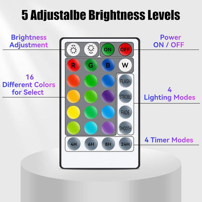 Dazzle Bright Window Curtain Fairy Lights, 300 LED RGB Color Changing Copper Fairy Lights with Remote, 4 Lighting Modes USB Powered Icicle Lights for Indoor Outdoor Wedding Party Xmas Decor