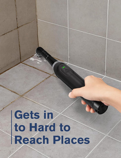 Sweepulire Rechargeable Electric Grout Brush, 2025 New Power Cleaning Brush with Stainless Steel Wire Brush, Multi-Purpose Tile Grout Cleaner Brush for Cleaning Tile, Corner, Kitchen, Tight Space