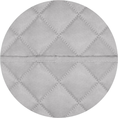 PureFit Reversible Quilted Sofa Cover, Water Resistant Slipcover Furniture Protector, Washable Couch Cover with Non Slip and Elastic Straps for Kids, Dogs (Oversized Recliner, Light Gray/Light Gray)