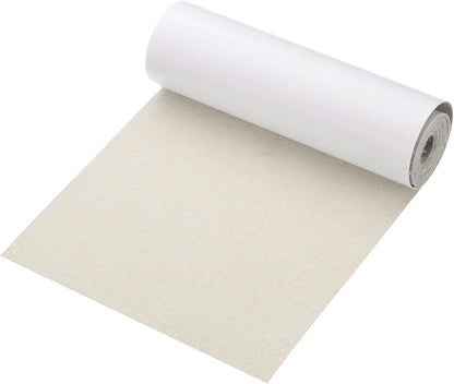 PATIKIL 70x6.2 Inch Linen Repair Tape, Repair Fabric Patch Self Adhesive Couch Patch Line Repair Patch for Furniture Sofa Car Seats Office Chairs, Khaki