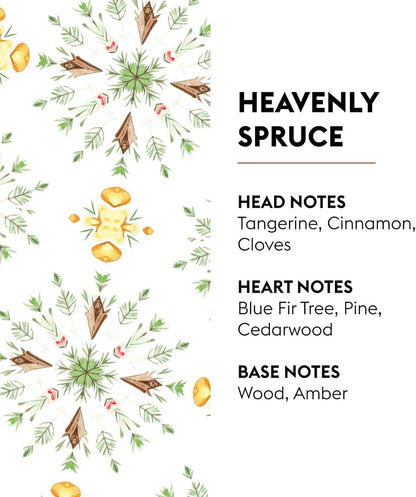 MAISON BERGER - Heavenly Spruce - Lampe Berger Fragrance Refill for Home Fragrance Oil Diffuser - Air Freshener - 33.8 Fluid Ounces - 1 Liter