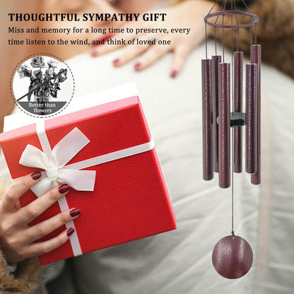 ASTARIN Sympathy Memorial Wind Chimes - Large Deep Tone Outdoor in Memory of Loved Ones - 36 Inch